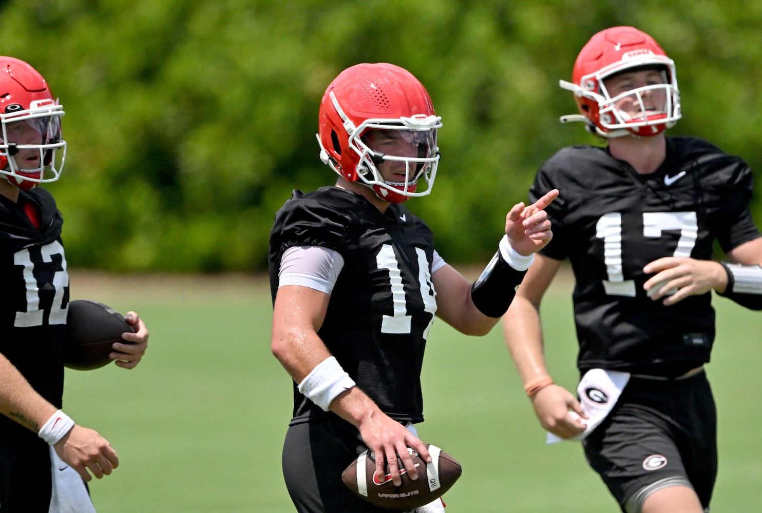 Georgia football practice