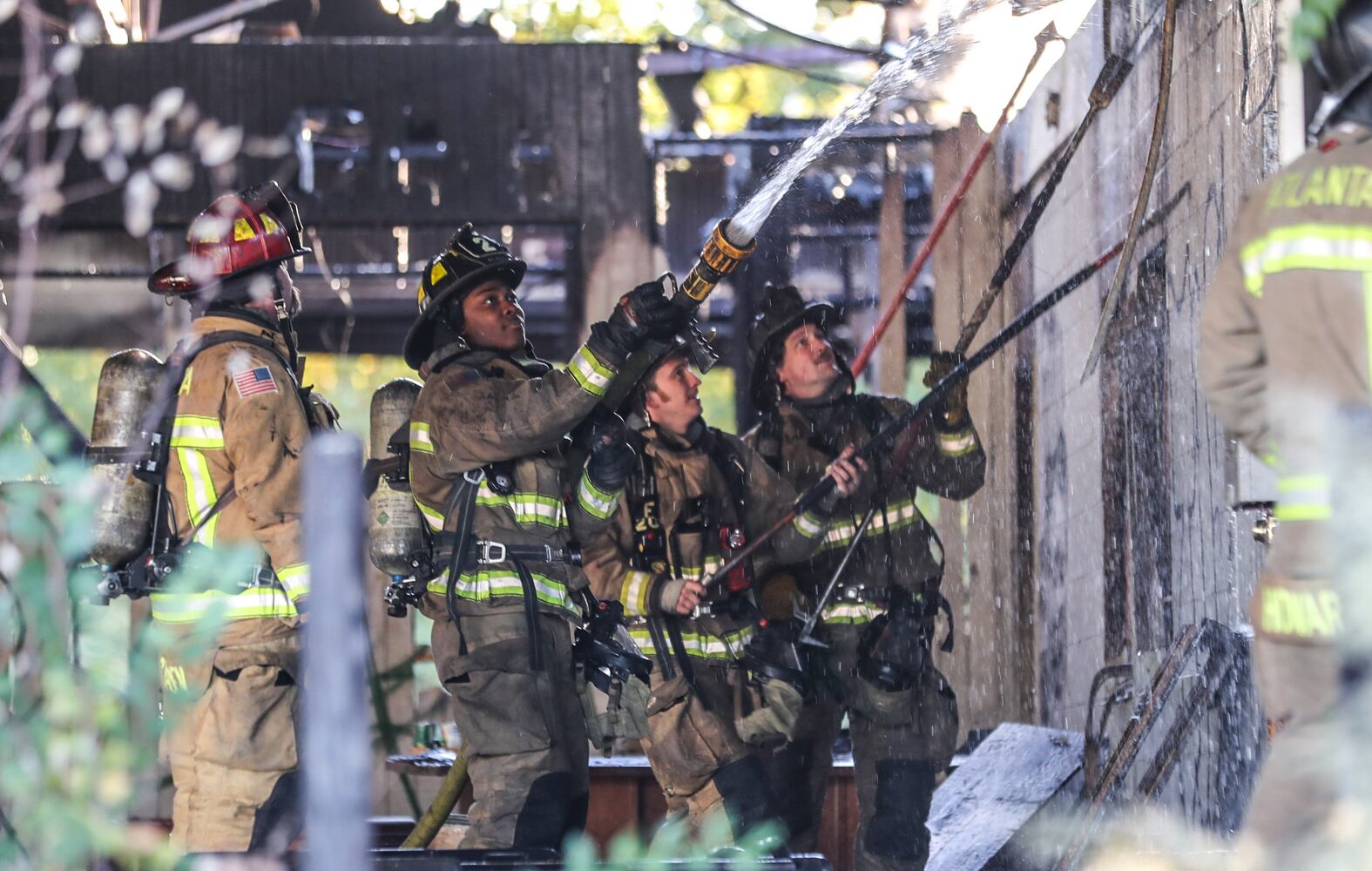 university warehouse fire