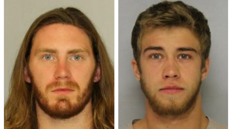 Jacob Tyler Delong, 20, and Chase Lane Jarrard, 22, both of Hall County, were arrested for aggravated battery.