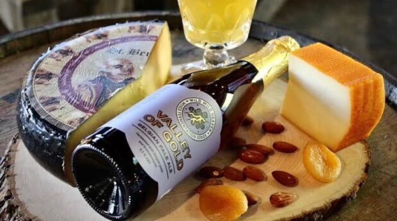 Wild Heaven Valley of Gold Belgian Pale Ale makes a perfect pairing with Belgian Cheese.