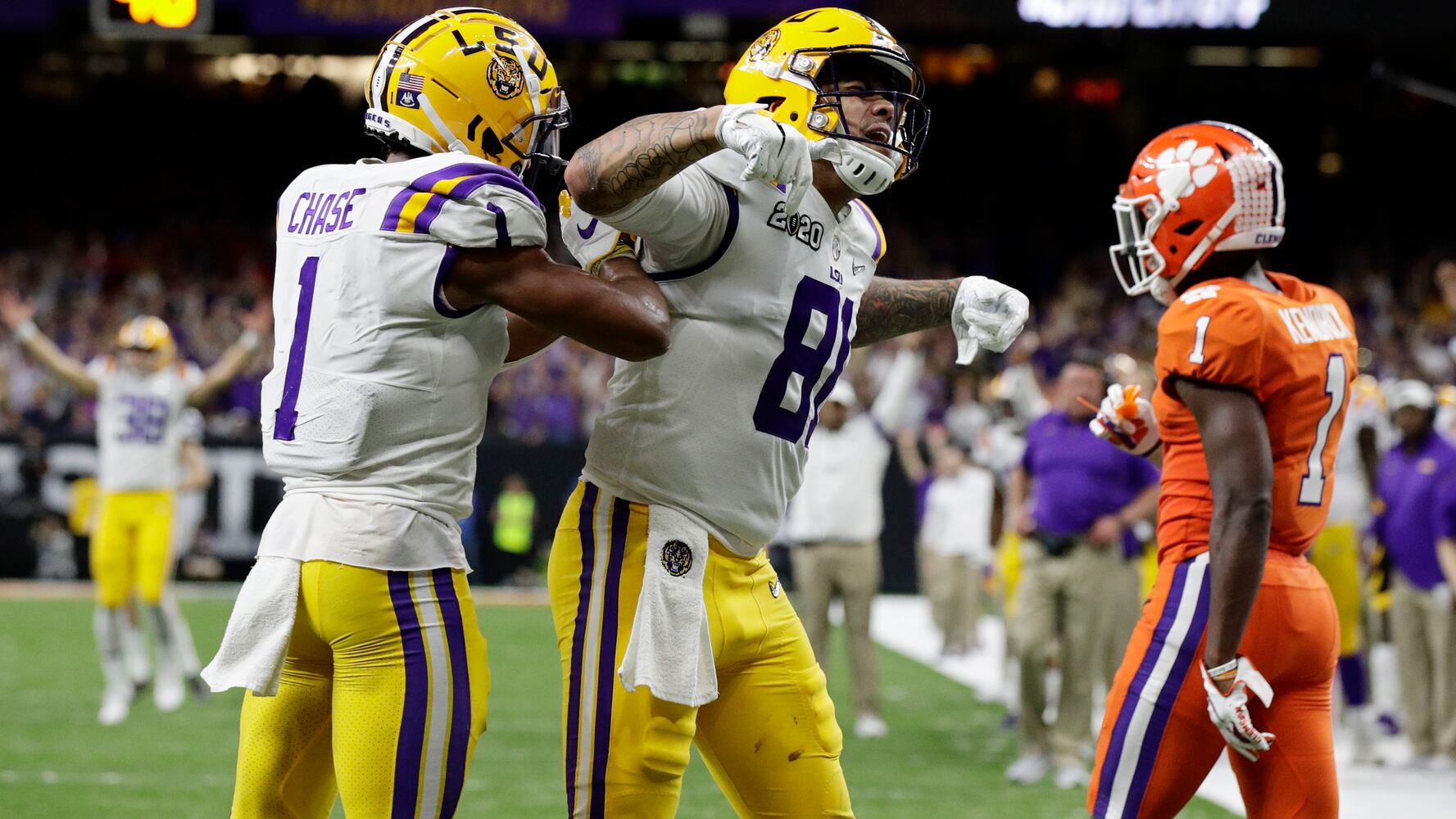 Photos: Clemson, LSU meet in national championship game