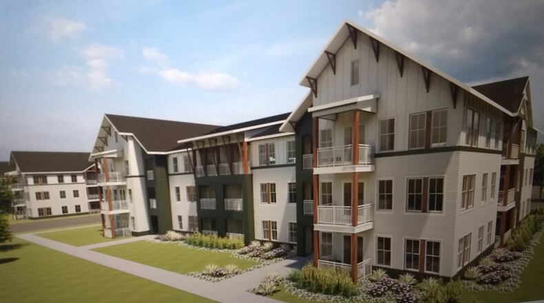 The Powder Springs City Council recently approved 348 luxury apartments on 22 acres and retail, with possible townhomes, on 10 acres on Brownsville Road at Oglesby Road. (Courtesy of Powder Springs)