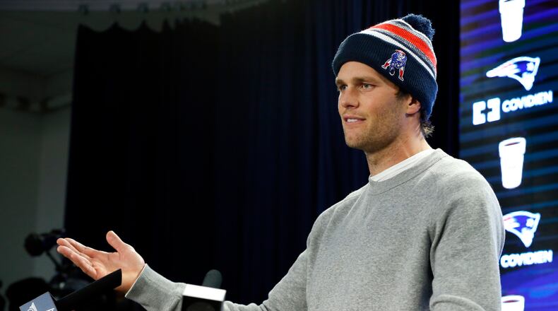 Tom Brady has yet to publicly address findings of NFL investigator but his agent issued strong denial. (AP photo)