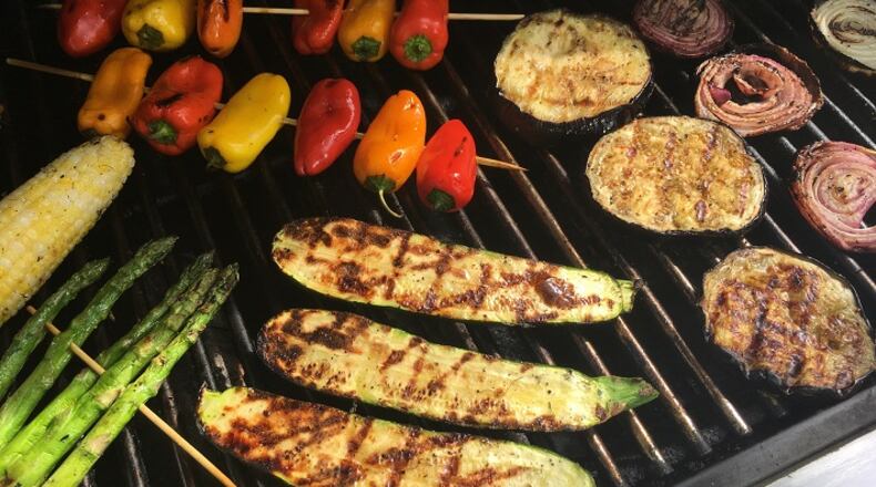 A selection of vegetables from the grill. (Susan Selasky/Detroit Free Press/TNS)