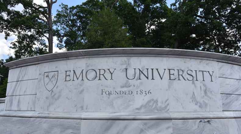 Emory University will begin the spring semester online. HYOSUB SHIN / HSHIN@AJC.COM