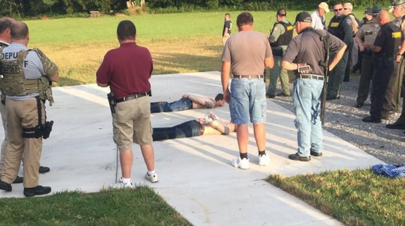 Donnie Russell Rowe and Ricky Dubose, accused of killing two Georgia correctional officers and then committing a crime spree, were arrested Thursday evening in Tennessee. WKRN-TV News 2