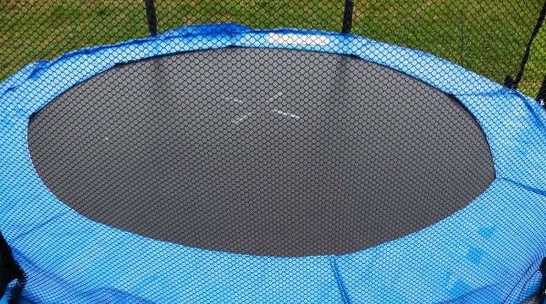 A North Dakota boy with spina bifida enjoys jumping on a trampoline while in his wheelchair.