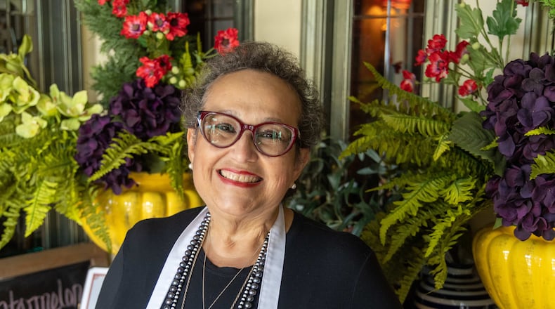 Portrait of Maria Fundora at her Casa Nuova Italian restaurant in Alpharetta. The story is about Maria's devotion to the fight against pancreatic cancer, which her mother had. She used her restaurant and the many folks she knows through the restaurant as the springboard for her efforts, which to date, have netted $3 million, mostly for research.
PHIL SKINNER FOR THE ATLANTA JOURNAL-CONSTITUTION