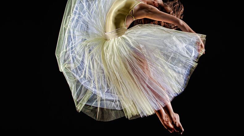 Richard Calmes' photography “Yellow Butterfly” captures Anne Souder, then with Appalachian Ballet. She now dances with the Martha Graham Company. CONTRIBUTED BY RICHARD CALMES