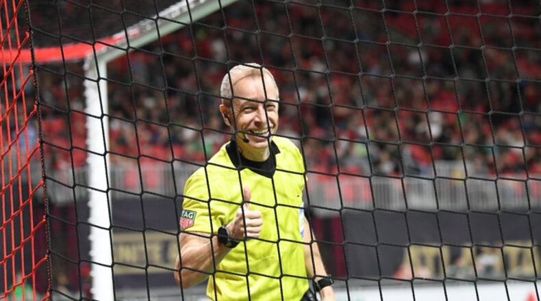 Corey Rockwell, a Marietta native, has been an MLS referee since 2005. (Courtesy of Perry McIntyre)