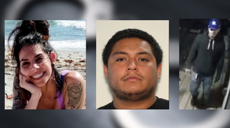 Three suspects in Rossana Delgado's murder were arrested in Mexico, according to the GBI: Megan Colone (from left), Oscar Manuel Garcia and Juan Antonio Vega.