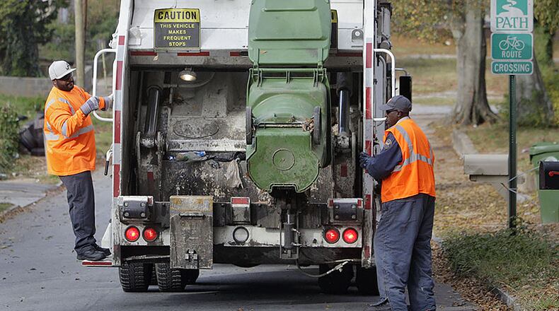 Trash pick-up in Atlanta will shift a day next week as the city observes Memorial Day on Monday, the city announced.