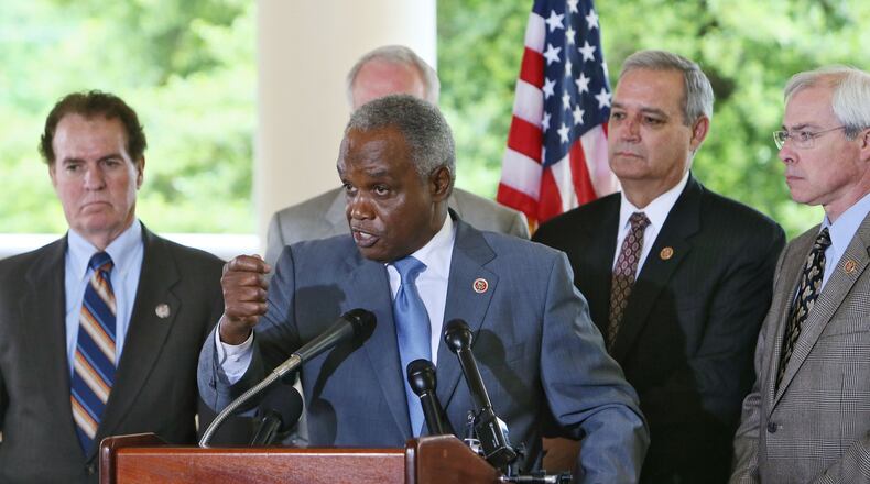 U.S. Rep. David Scott, pictured during a visit to the Atlanta VA Medical Center in 2013, was named chair of the House of Representatives Agriculture Committee. BOB ANDRES / BANDRES@AJC.COM