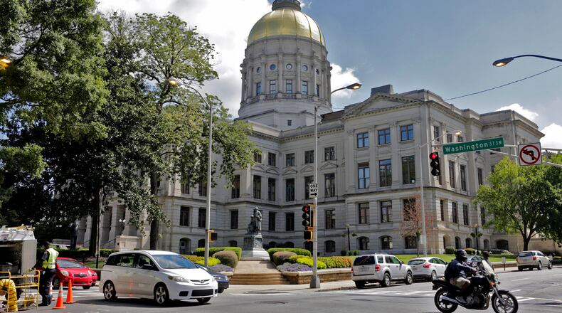 The Georgia Capitol. (PHOTO by BOB ANDRES /BANDRES@AJC.COM)