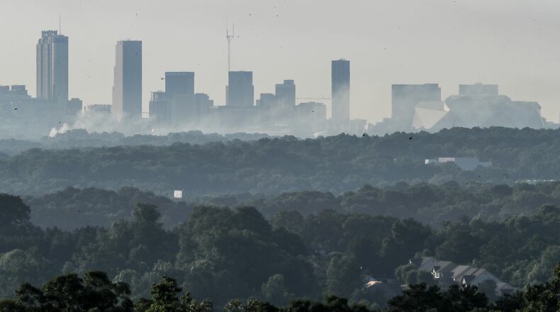 June 16, 2022 - The Atlanta skyline. (John Spink / John.Spink@ajc.com)