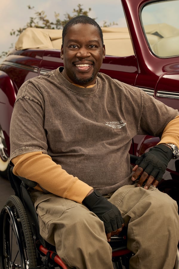 “In Sugar Hill, I became ingrained into the community. I felt comfortable in the subdivision. They were not tripping and all Hollywood. They have always looked out for me and my family. I’m good here,” Daryl Mitchell, star of “Shifting Gears,” says. (Disney/Justin Stephens)