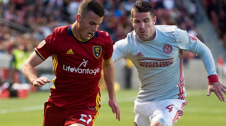 Atlanta United fullback Greg Garza won’t travel with the team for Sunday’s game at Portland.
