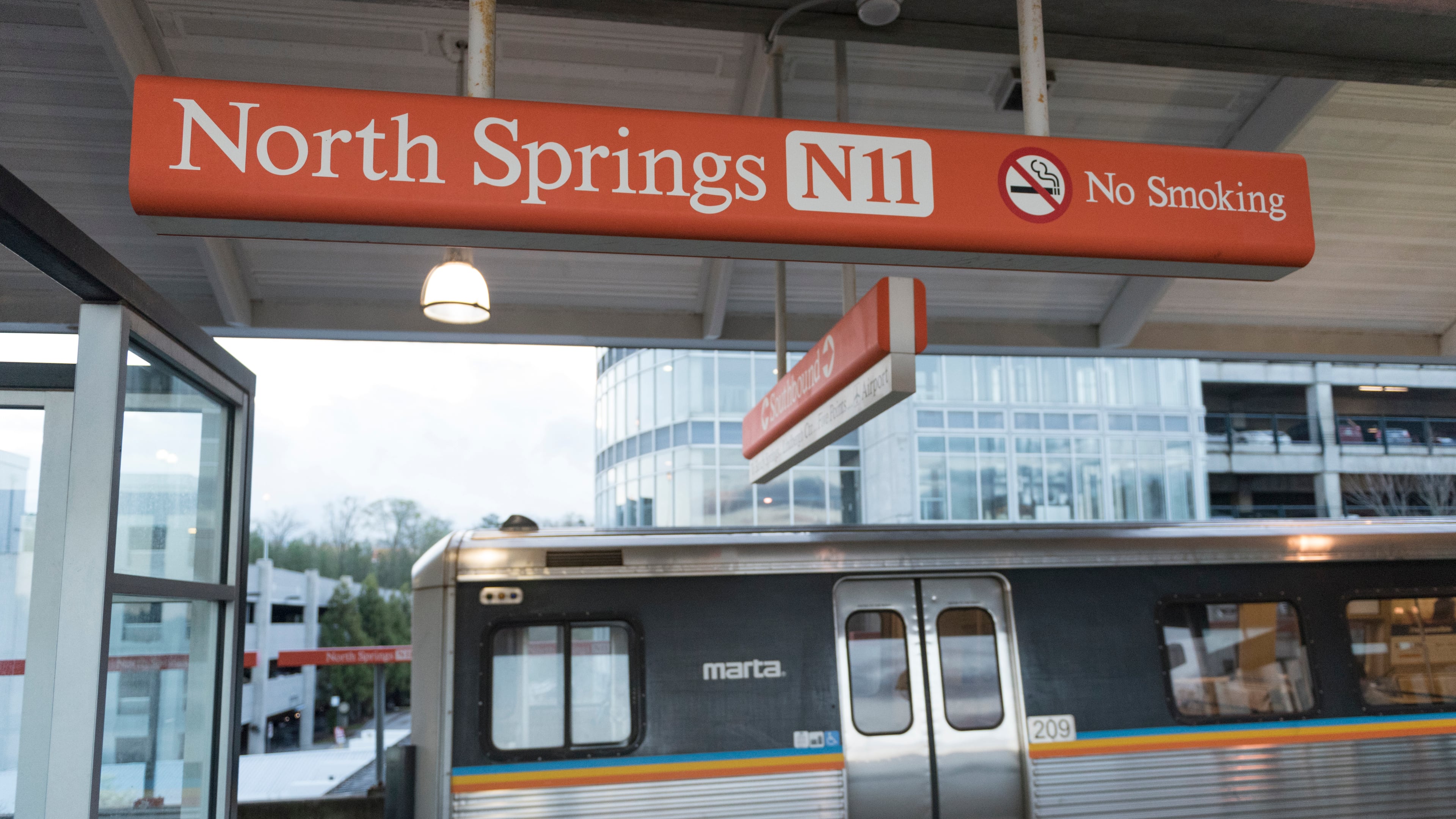 On Tuesday, Atlanta newcomer David Plazas started parking at the MARTA North Springs station Park & Ride and taking the train in and out of town. (AJC file photo)