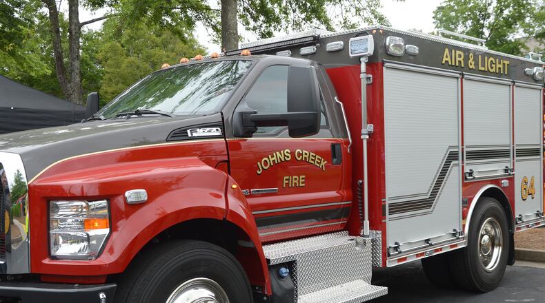 The Johns Creek Fire Department recently placed their new air and light unit in service. (Courtesy City of Johns Creek)