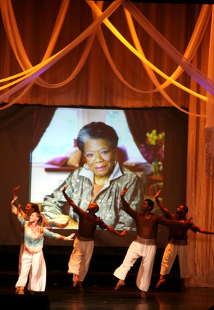 Angelou's birthday celebration