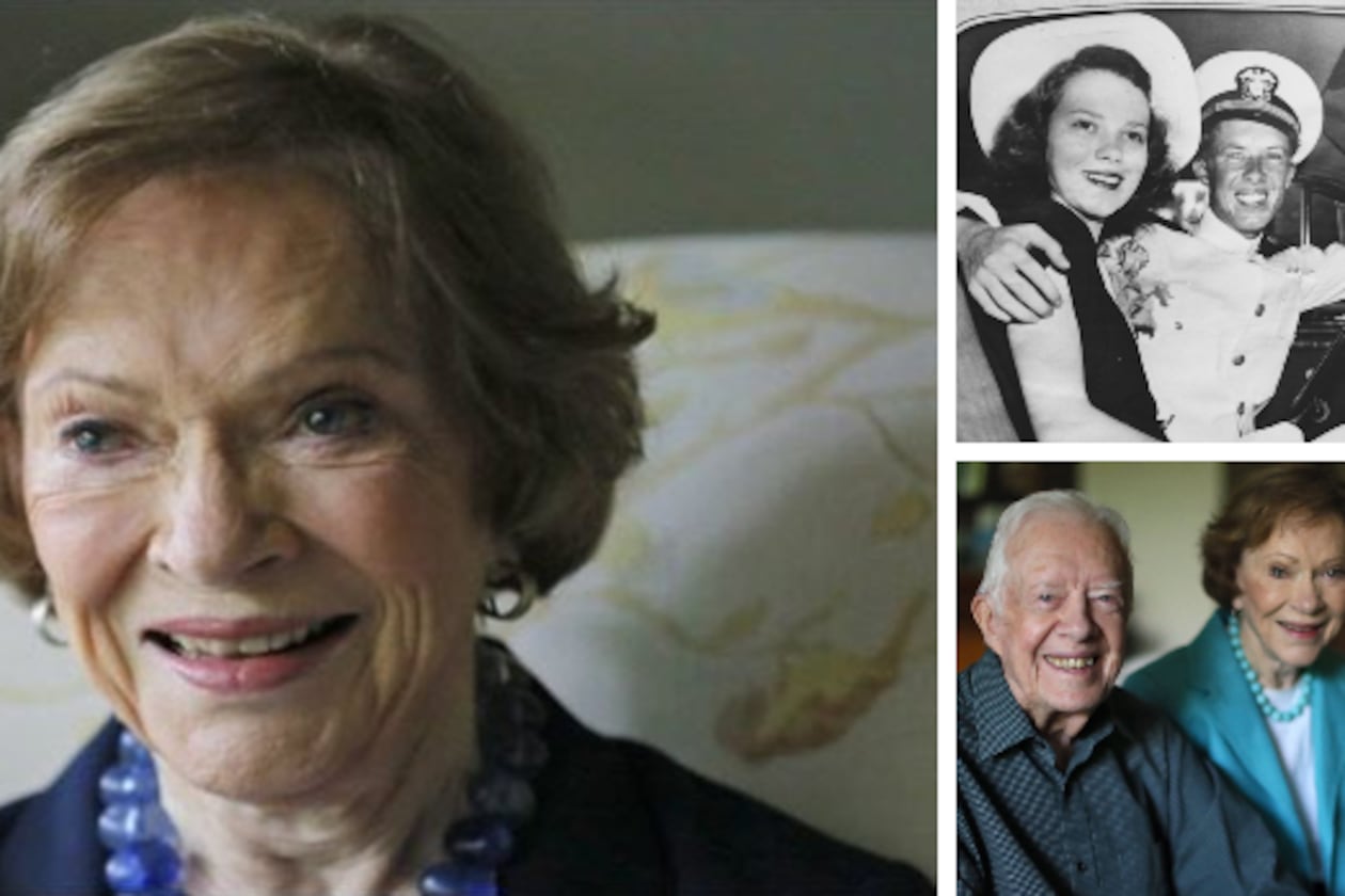 Rosalynn Carter, the wife of former President Jimmy Carter, died Sunday, the Carter Center announced. She was 96.