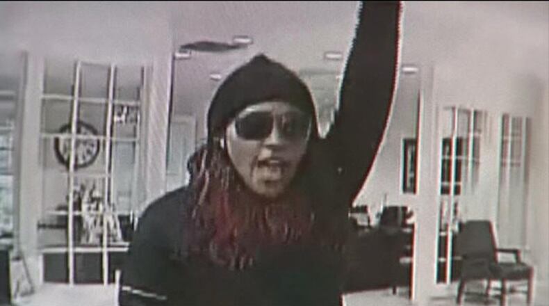 Investigators believe this woman is responsible robbing eight banks and attempting to rob a ninth in the metro area since Oct. 30. She’s been nicknamed the “Freedom Fighter Bandit” because she tells the tellers she needs the money for a social cause.
