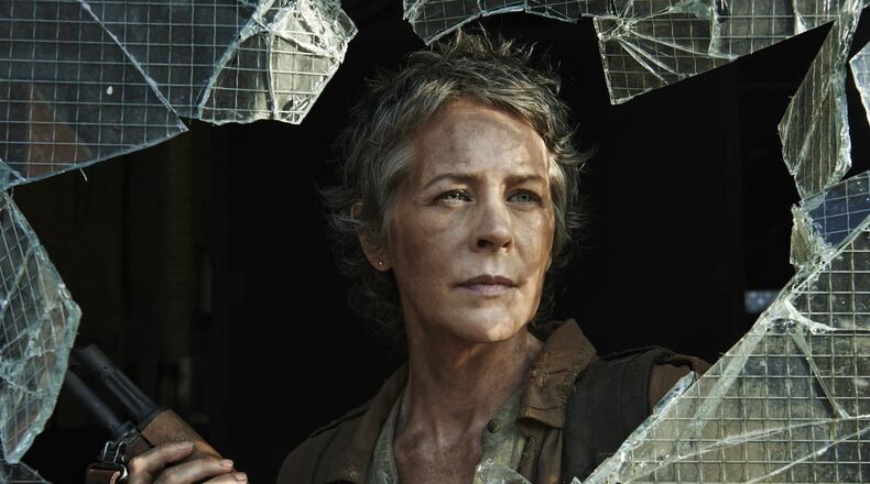 Melissa McBride’s character Carol on “The Walking Dead” has seen her role in the group increase in importance over time. She is a major presence in the first episode of season 5 returning Sunday.