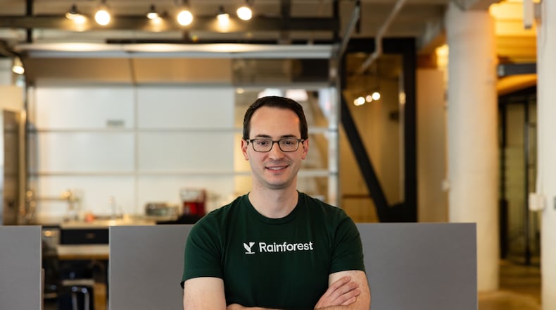Joshua Silver, CEO and founder of Atlanta-based payments processing startup Rainforest. The company announced it had raised a $20 million Series A in June 2024.
CREDIT: Special to the AJC, Chloe Jackman