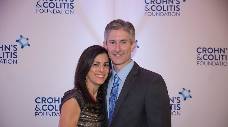 Alpharetta resident Andrew Goldberg, pictured with his wife Wendi, is a board member of the Crohn's & Colitis Foundation. Photo courtesy Lora Sommer