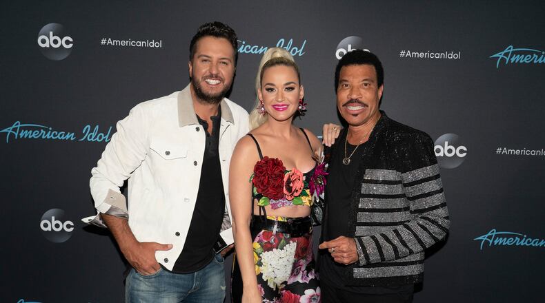 AMERICAN IDOL - "217" - The journey to find the next superstar continues as the remaining five Idol hopefuls leave it all on the stage, singing their hearts out to win America's vote and land themselves a spot in the coveted "American Idol" season finale. In this episode, each contestant will perform three songs: a pick from in-house mentor, Bobby Bones; a song dedicated to their heroes in honor of Mother's Day; and a selection from Elton John's world-renowned catalog. To help prepare for this week's theme, contestants will be the first to watch the highly anticipated feature film "Rocketman," an epic musical fantasy about the uncensored human story of Elton John's breakthrough years. The jam-packed Idol episode airs SUNDAY, MAY 12 (8:00-10:01 p.m. EDT/5:00-7:01 p.m. PDT), on The ABC Television Network. (ABC/Eric McCandless) LUKE BRYAN, KATY PERRY, LIONEL RICHIE