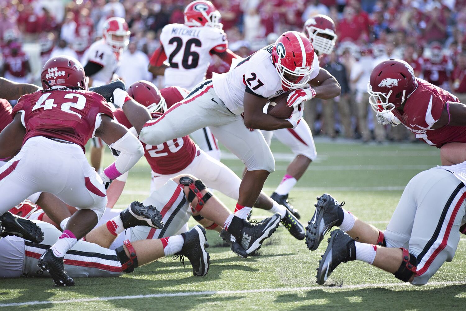 Bulldogs led 38-6 at halftime