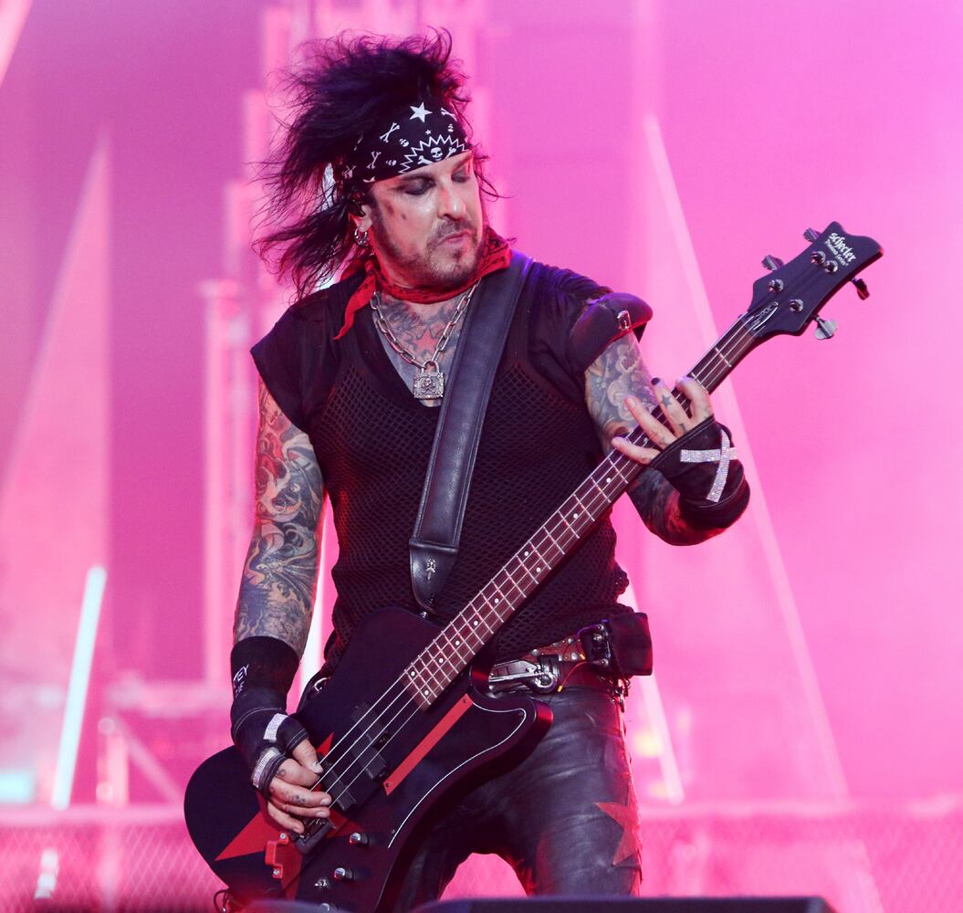 After two years of Covid cancellations, Def Leppard, Motley Crue, Poison and Joan Jett and the Blackhearts rocked sold out Truist Park on Thursday, June 16, 2022.
Robb Cohen for the Atlanta Journal-Constitution
After two years of Covid cancellations, Def Leppard, Motley Crue, Poison and Joan Jett and the Blackhearts rocked sold out Truist Park on Thursday, June 16, 2022.
Robb Cohen for the Atlanta Journal-Constitution
