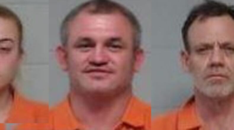 Taylor Jett (left), Paul Morgan and Randall Langbecker