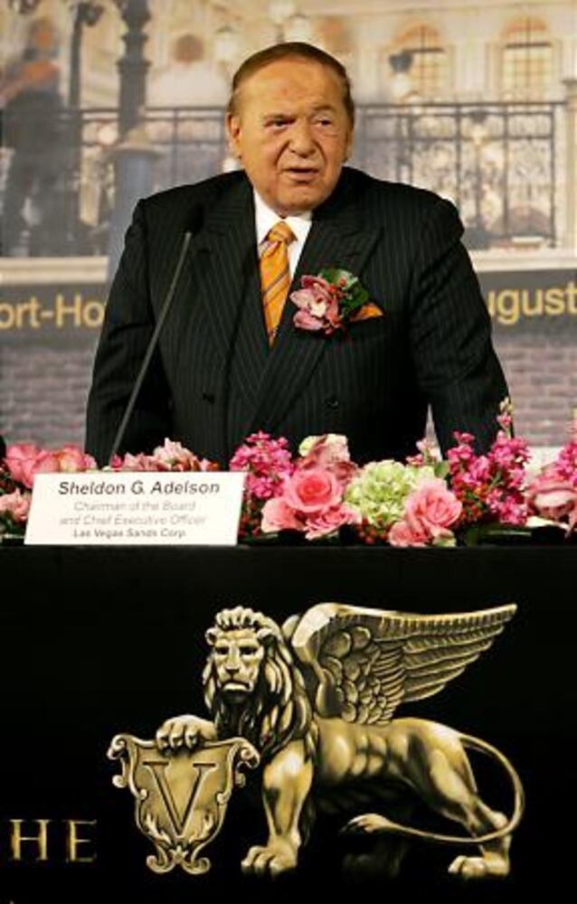 The grand opening of the Venetian Macao Resort Hotel