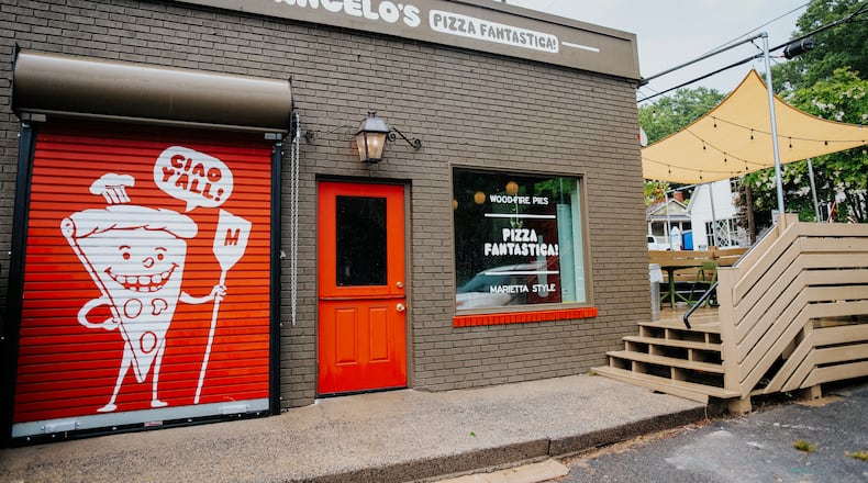Micah-Angelo's Pizza in Marietta features what owner Micah Pfister describes as "Marietta-style pizza." / Photo courtesy of Alex Roberts