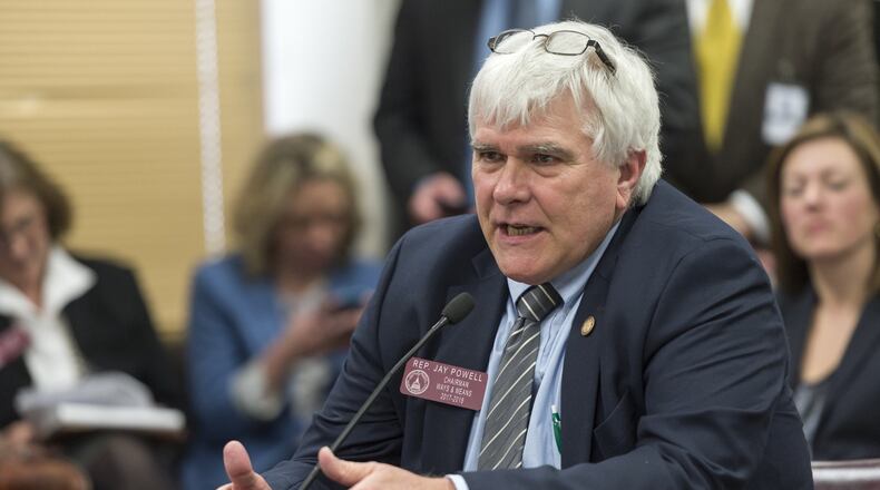 Rep. Jay Powell, R - Camilla, lost a battle to flatten the state income tax but says he will try again. (DAVID BARNES / DAVID.BARNES@AJC.COM)