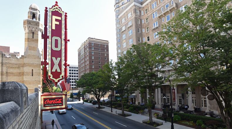 Representatives from the entertainment industry, including the Fox Theatre, asked lawmakers to considering blocking potential future gambling venues from allowing entertainment facilities. Hyosub Shin/AJC
