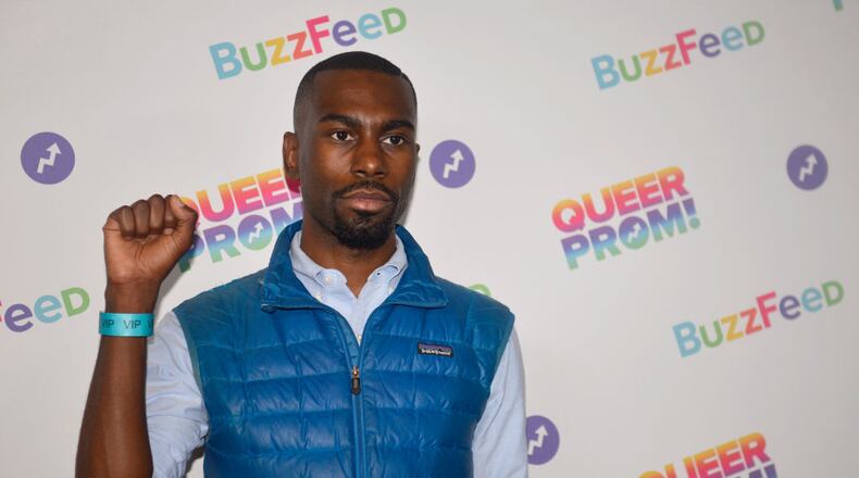 HOLLYWOOD, CA - MAY 13: Activist DeRay McKesson attends Buzzfeed hosts the 1st Inaugural Queer Prom for LGBT Youth in Los Angeles at Siren Studios on May 13, 2017 in Hollywood, California. (Photo by Chelsea Guglielmino/Getty Images)