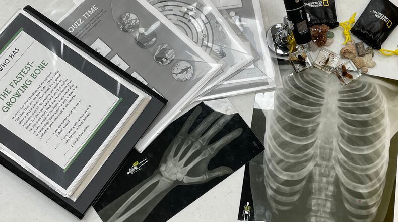 Hosted by Hickory Flat Public Library, the Bones & Microscopes: Kids STEAM exploration hour on April 5 will include fun and quick activities such as worksheet pages, quizzes and games.