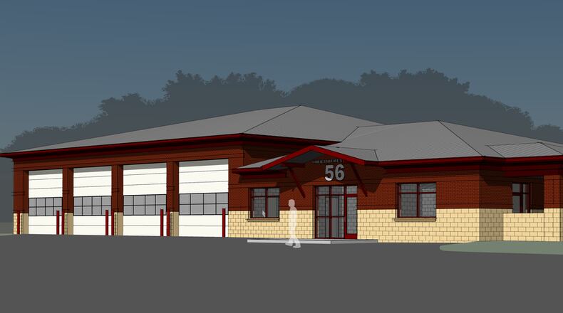A new Training Center for the Marietta Fire and Police Departments will be a part of the $3.7 million replacement fire station 56 being built on Sawyer Road in Marietta. Courtesy of Marietta