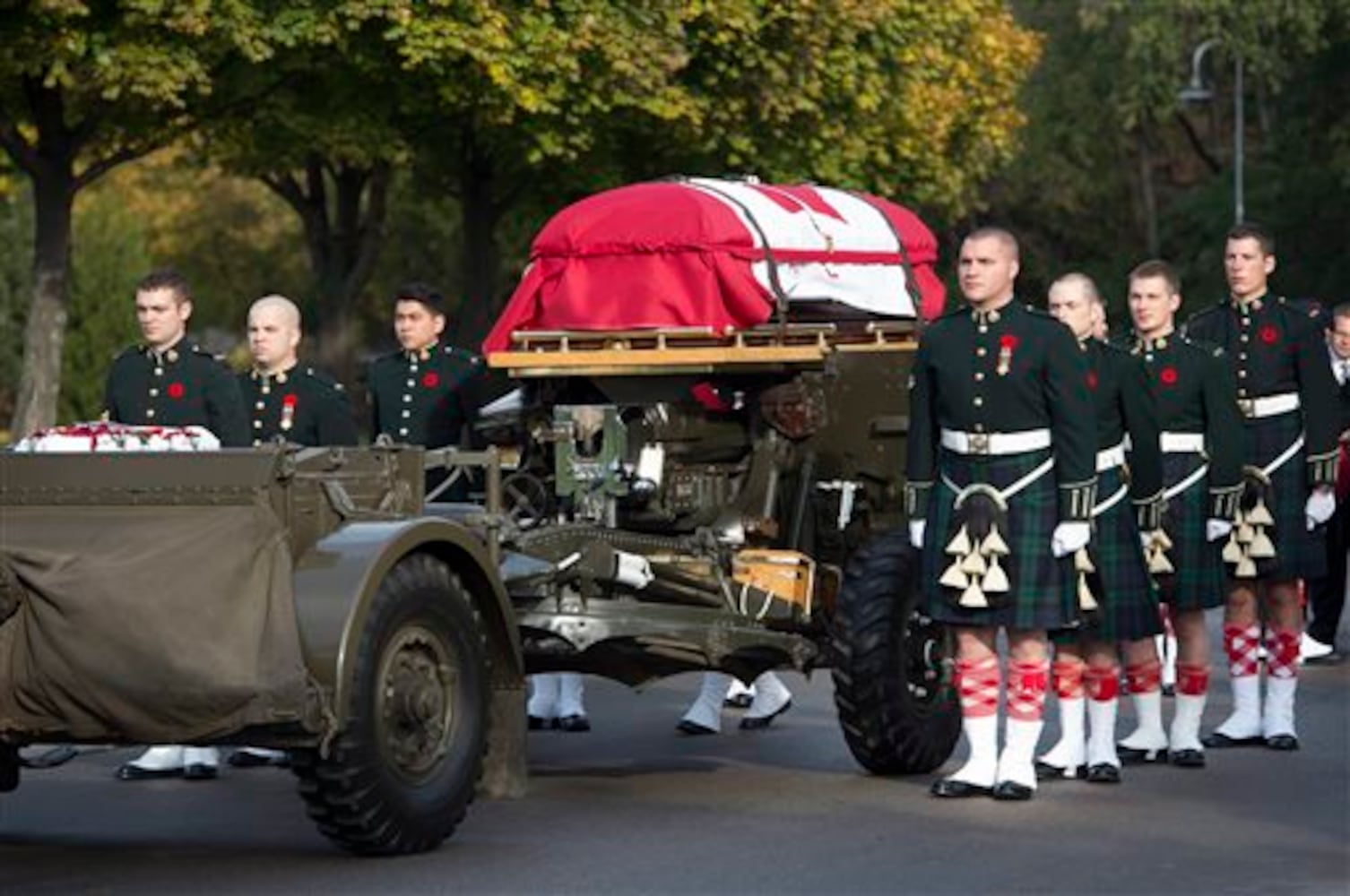 Canada shooting - Soldier Funeral