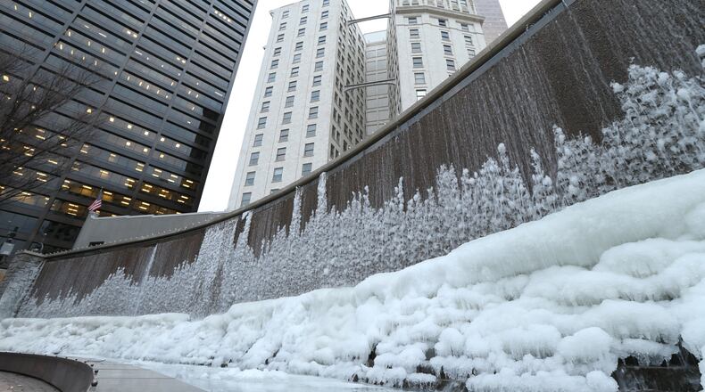Winter weather in Atlanta in February 2015.