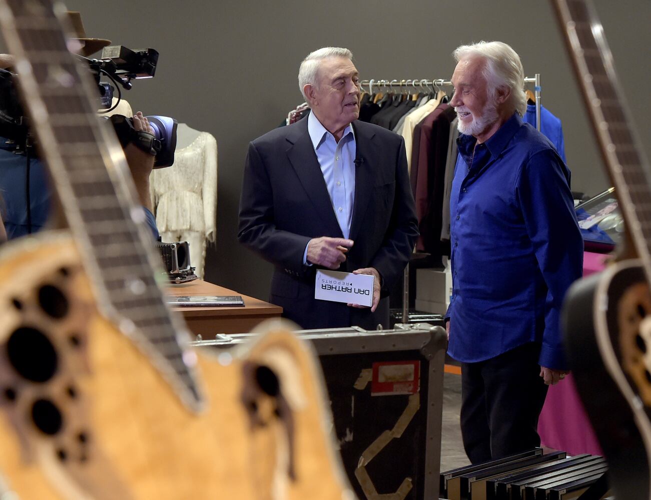 Kenny Rogers talks with Dan Rather
