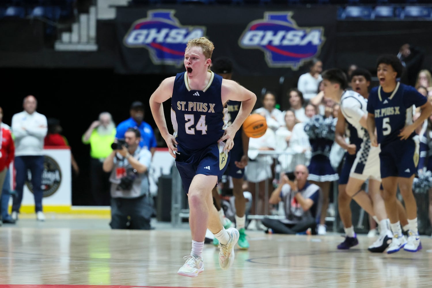 4A Boys State Championship game between St. Pius X and Pace Academy