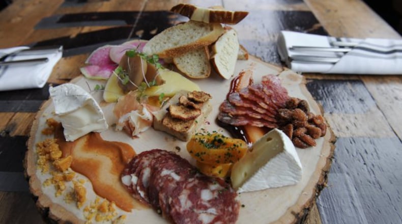 A charcuterie plate at the Cockentrice. Credit: Becky Stein.