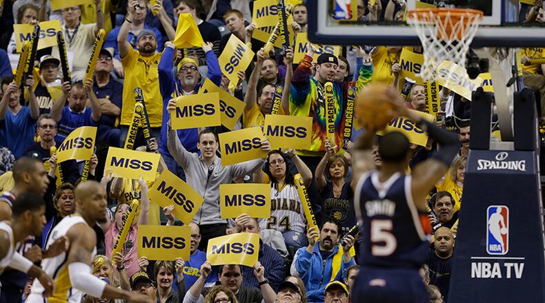Hawks forward Josh Smith scored 15 points in playoff series opener against Indiana on Sunday.