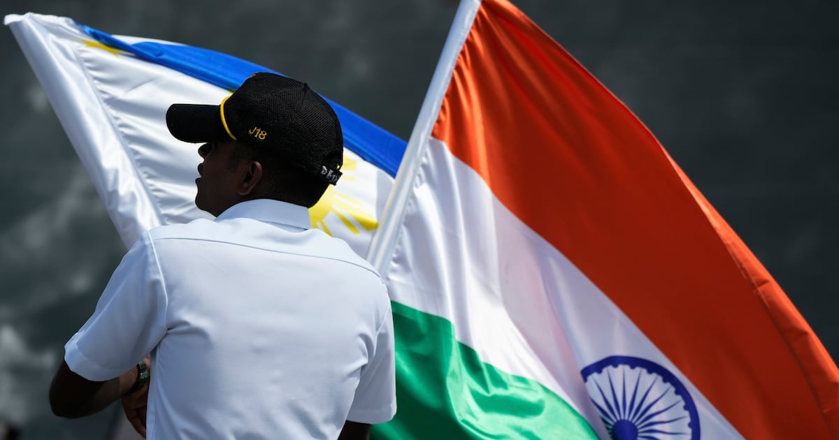 India and the Philippines stage joint sail and naval drill in the disputed South China Sea