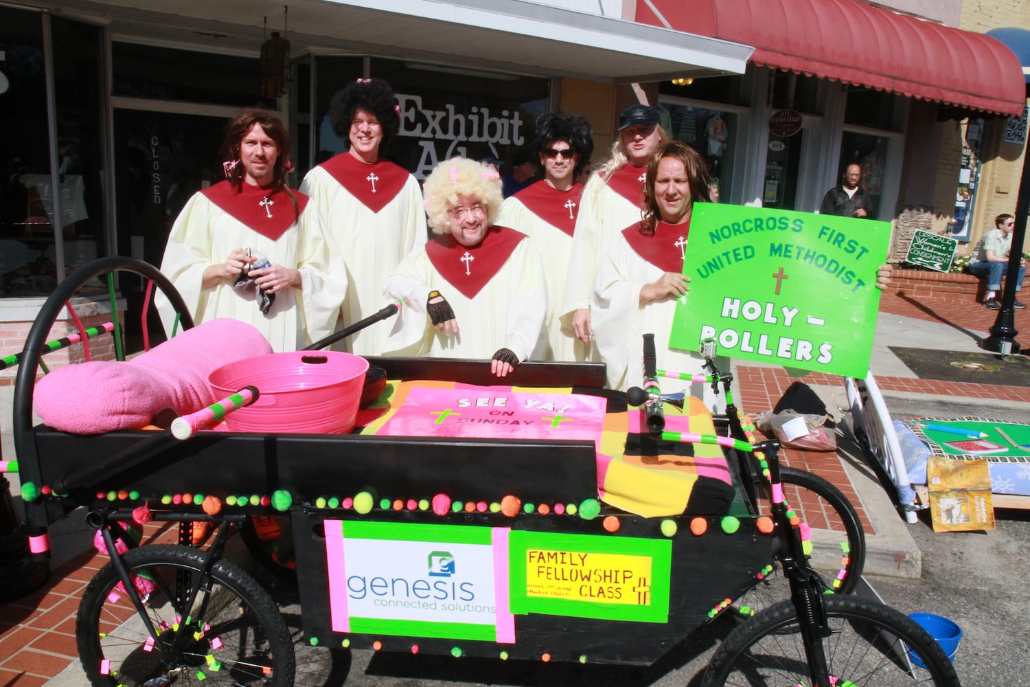 Family Promise Bed Race in Gwinnett