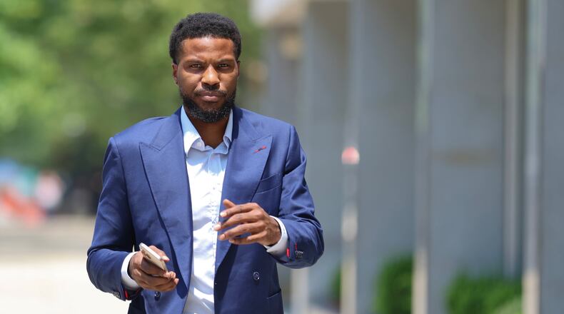 Former NBA player Malik Beasley arrives outside of Brooklyn federal court, Wednesday, July 1, 2026, in New York. (AP Photo/Heather Khalifa) CORRECTION: name of the photographer corrected to Heather Khalifa instead of Yuki Iwamura
