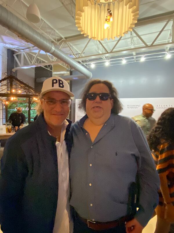 Joey Stuckey (right) Ed Roland of Collective Soul recently collaborated on a new song.
(Courtesy of Shadow Sound Studio)